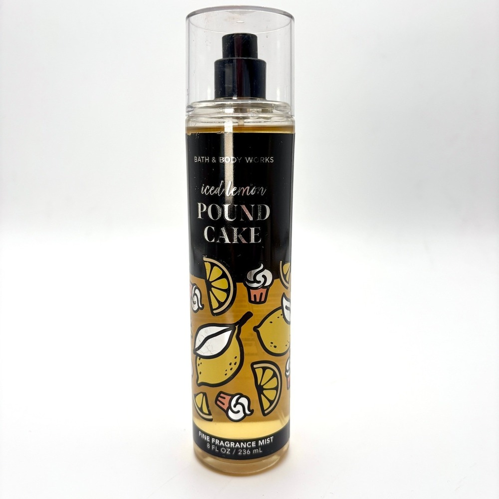 Bath & Body Works Iced Lemon Pound Cake Fine Fragrance Mist 8oz Body Spray